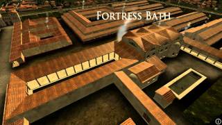 Animation of ancient Roman Fort in Caerleon Wales [upl. by Demott]