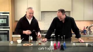 How to make a frappé coffee using an aerolatte milk frother [upl. by Eelrehpotsirhc]