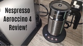 Nespresso Aeroccino 4 Milk Frother Review  Worth upgrading from the Aeroccino 3 [upl. by Assilram693]