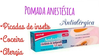 Resenha PomadaAndantol Gel [upl. by Acinomal]