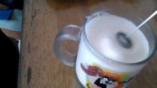 Aerolatte Review Frothing Cold Milk In Under 1 Minute [upl. by Sikata]