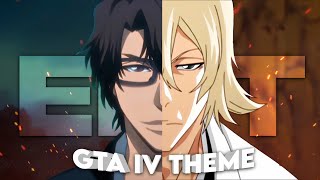 Aizen x Urahara  GTA IV Theme Edit [upl. by Airehtfele50]